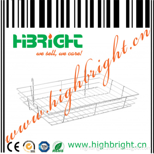 Heavy Duty Wire Basket for Gridwall Mesh